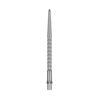Steeldartspitzen Silber Ripple