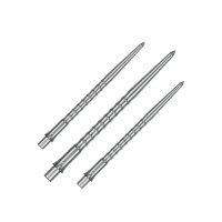 Steel Dart Points Silver Ripple