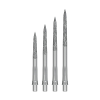 Steel Dart Points Silver Roughed