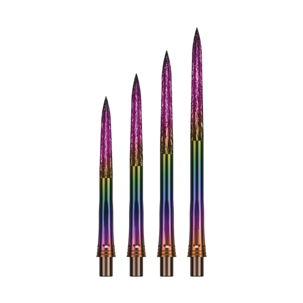Steeldartspitzen Rainbow Roughed