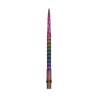 Steel Dart Points Rainbow Spiro