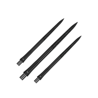 Steeldartspitzen Gunmetal Roughed