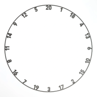 Number Ring OnePiece Graphite